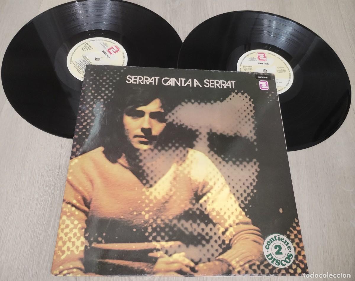 Discos de vinilo: JOAN MANUEL SERRAT - SERRAT CANTA SERRAT ..GRANDES EXITOS ..2 LP&acute;S - GATEFPLD - SERDISCO DE 1979