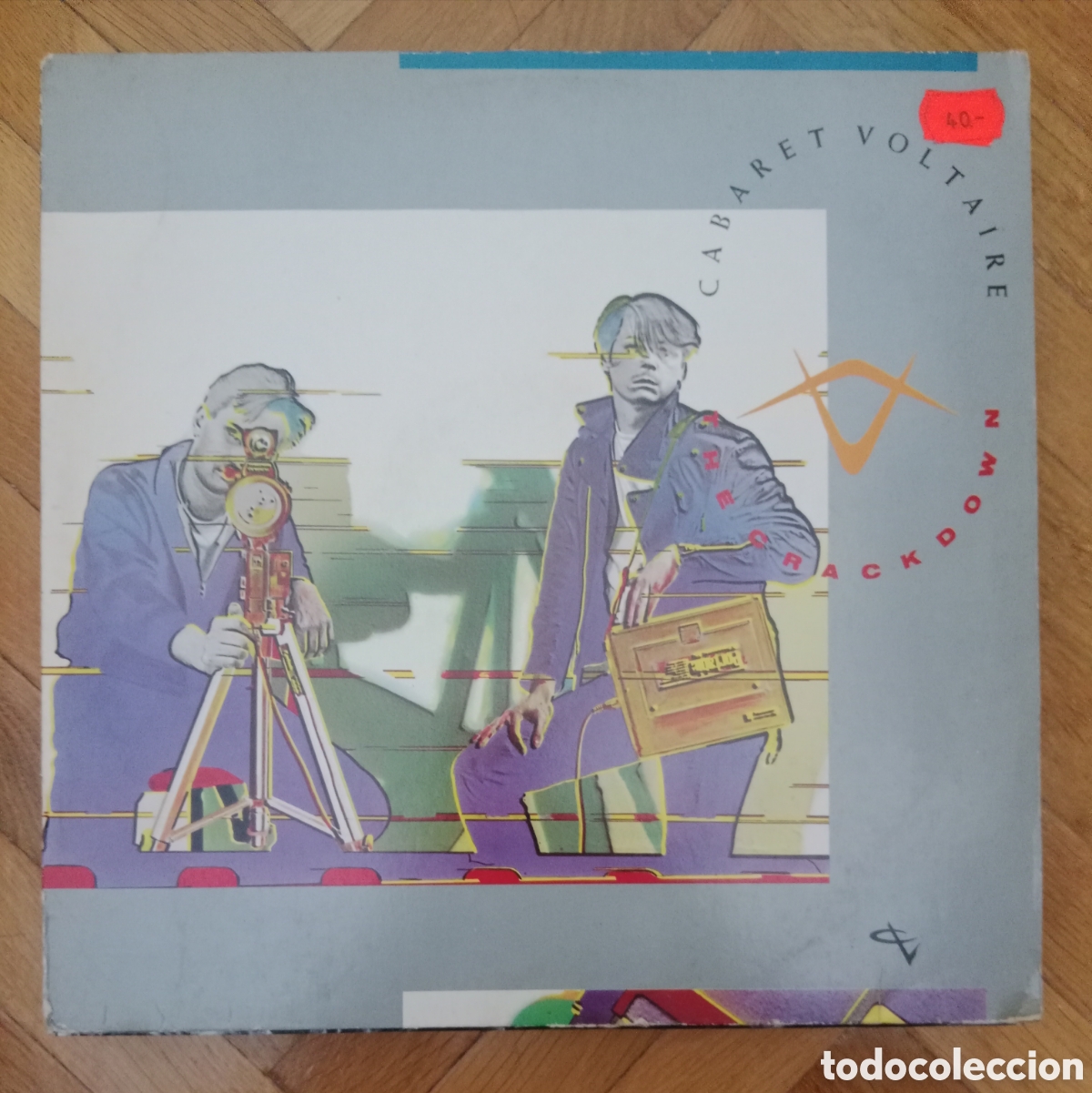 Discos de vinilo: Cabaret Voltaire - The crackdown Lp europa 1983