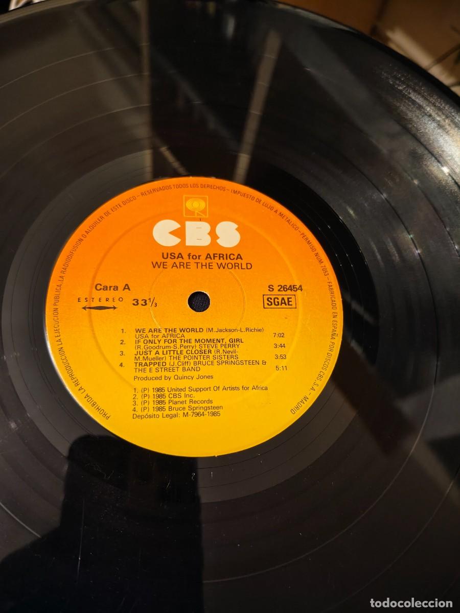 Discos de vinilo: USA FOR AFRICA. Sin portada