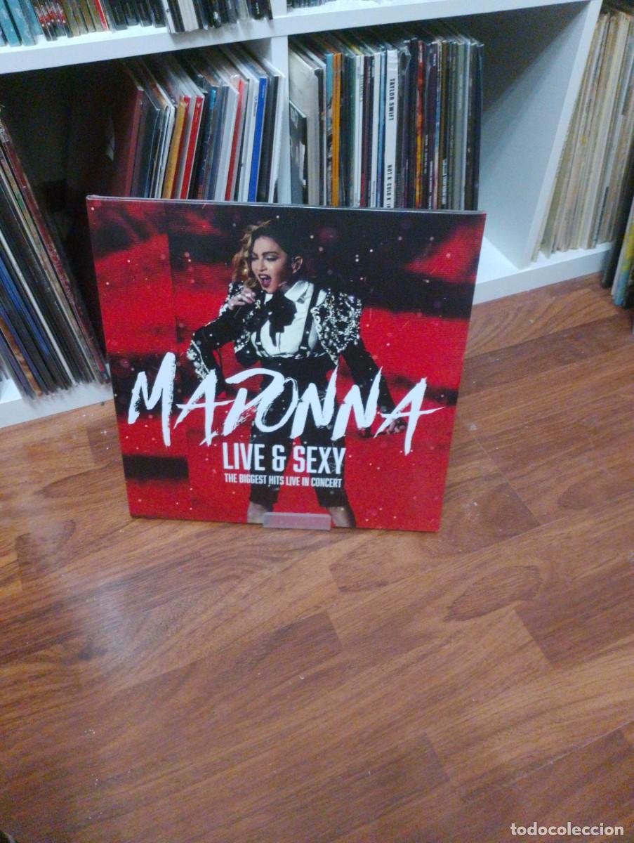 Discos de vinilo: madonna - live & sexy - doble vinilo