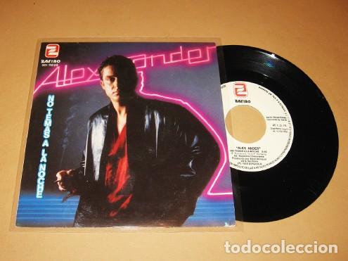 Discos de vinilo: ALEX ANDER - NO TEMAS A LA NOCHE - PROMO SINGLE - 1985 - TEMA ITALO DISCO EN ESPA&Ntilde;OL