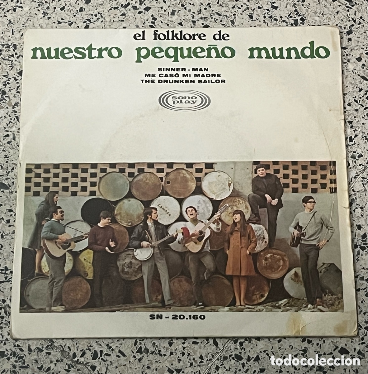 Discos de vinilo: NUESTRO PEQUE&Ntilde;O MUNDO - El Folklore De... (EP 1968) Sonoplay SN-20.160