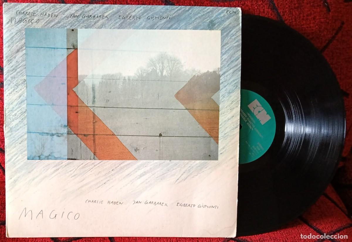 Discos de vinilo: Charlie Haden - Jan Garbarek - Egberto Gismonti ** Magico ** VINILO LP 1980