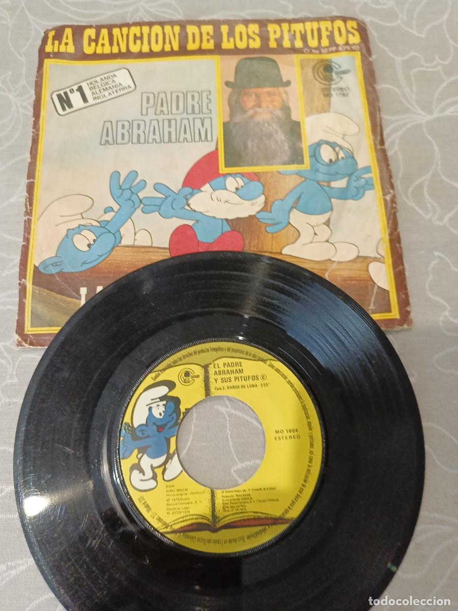 Discos de vinilo: La canci&oacute;n de los Pitufos. La flauta m&aacute;gica