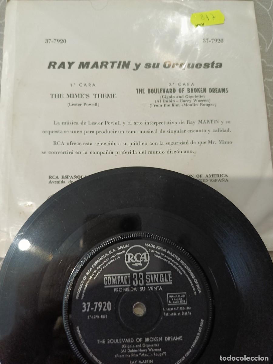 Discos de vinilo: Disco RAY MART&Iacute;N y su orquesta - Foto 2