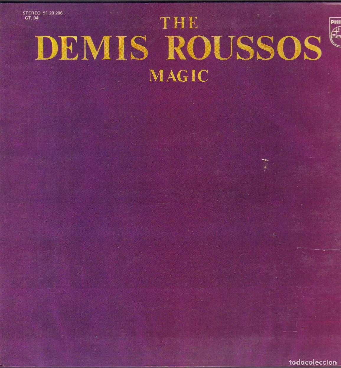 Discos de vinilo: THE &rdquo;DEMIS ROUSSOS&rdquo; MAGIC - TIME AND TIDE, MAYBE FOREVER, I DIG YOU.../ LP PHILIPS 1977 RF-26007