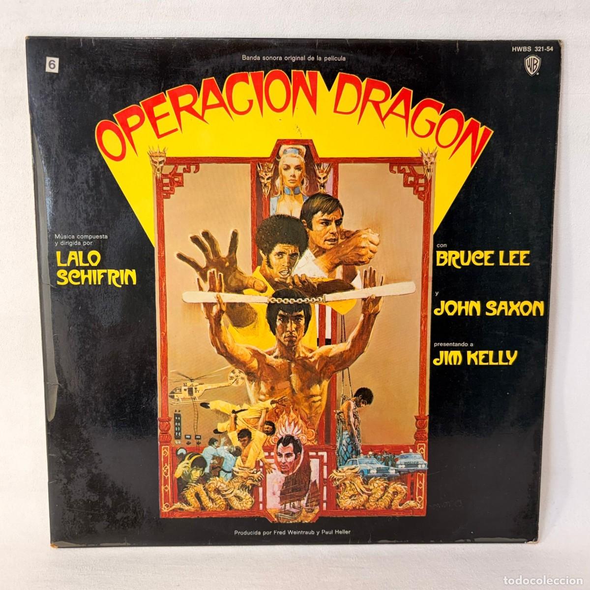 Discos de vinilo: LP - VINILO LALO SCHIFRIN - OPERACI&Oacute;N DRAG&Oacute;N -BSO - ESPA&Ntilde;A - A&Ntilde;O 1974