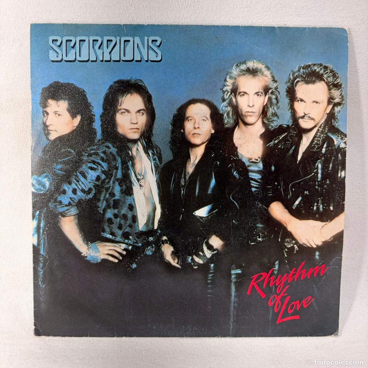 Discos de vinilo: SINGLE SCORPIONS - RHYTHM OF LOVE - ESPA&Ntilde;A - A&Ntilde;O 1988
