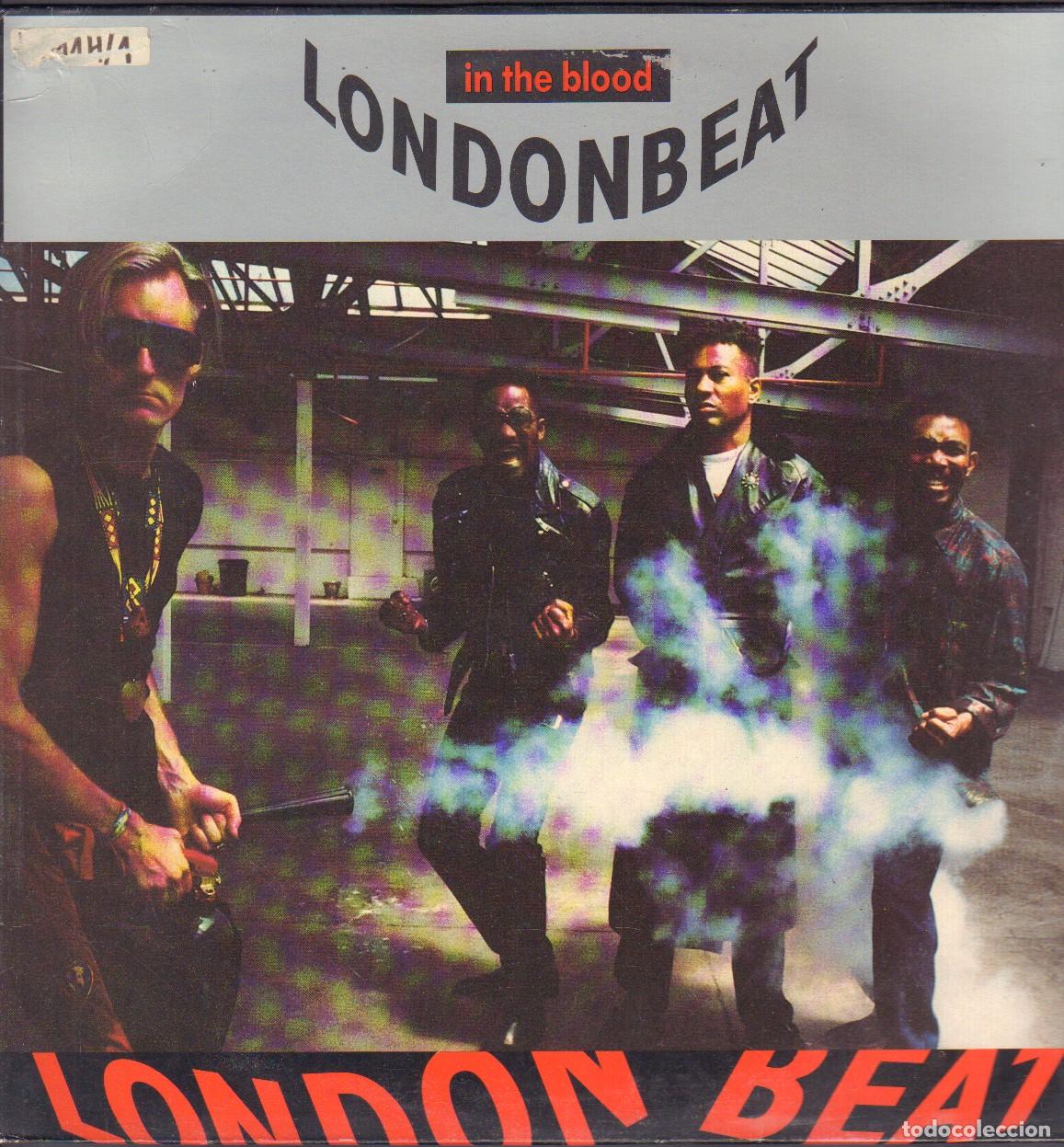Discos de vinilo: LONDON BEAT - IN THE BLOOD / GETCHA YA YA, SHE BROKE MY HEART.../ LP IBEROFON 1990 RF-26027