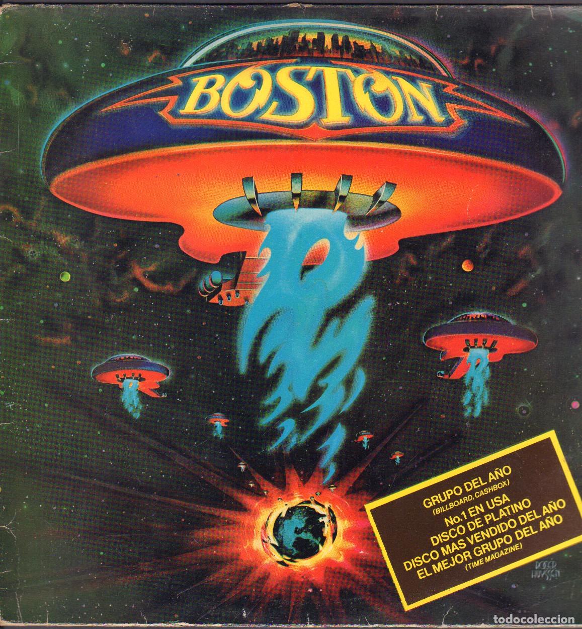 Discos de vinilo: BOSTON - MAS QUE UN SENTIMIENTO, PAZA ESPIRITUAL, AUTO STOP, FUMANDO.../ LP EPIC 1976 RF-26030