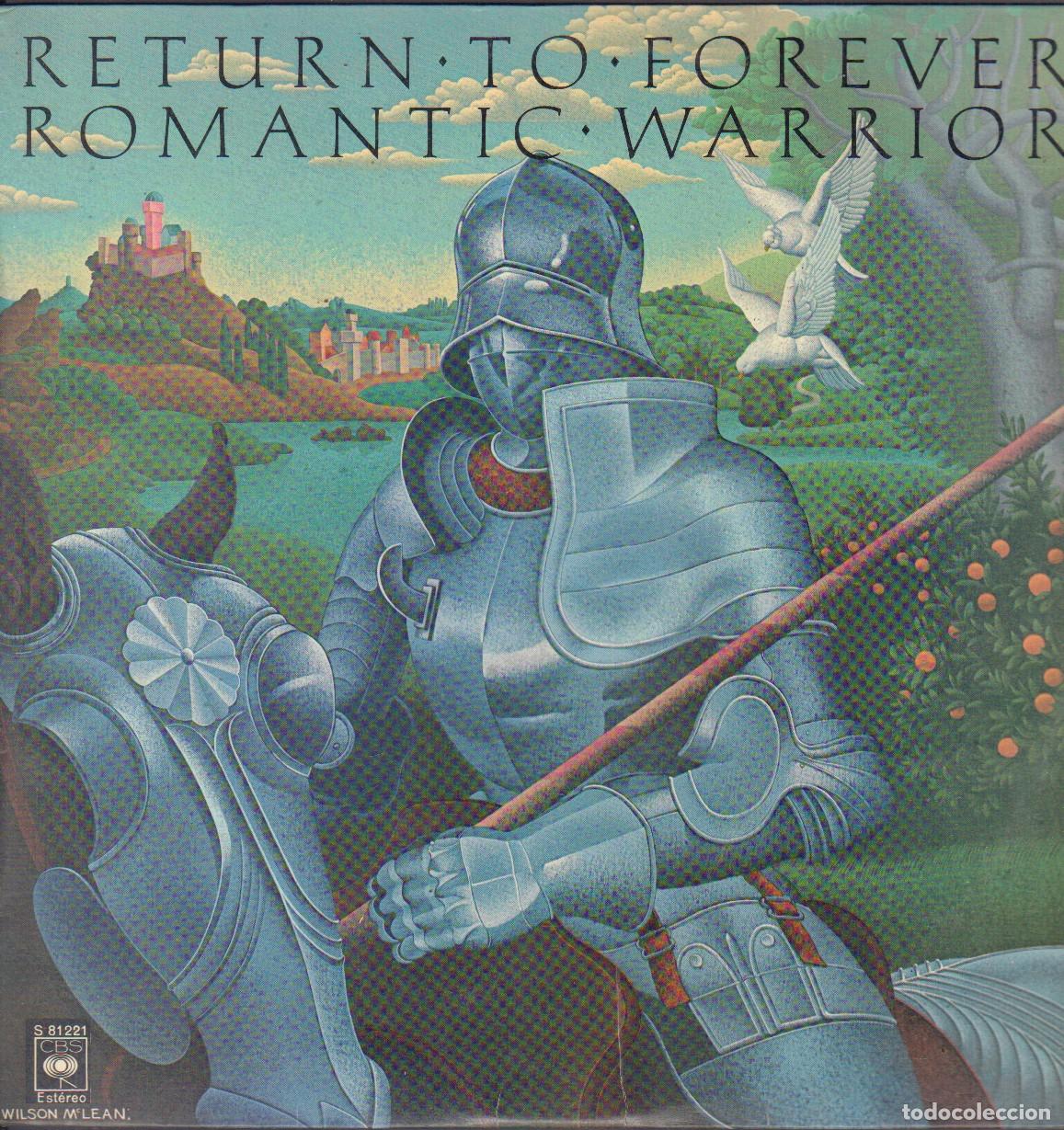 Discos de vinilo: RETURN TO FOREVER - GUERRERO ROMANTICO / MIEDIEVAL OVERTURE, SORCERESS.../ LP CBS 1976 RF-26031