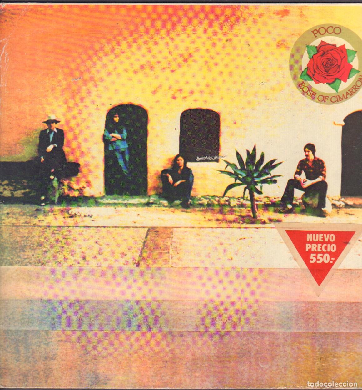 Discos de vinilo: POCO - ROSE OF CIMARRON / STEALAWAY, JUST LIKE ME, SLOW POKE.../ LP MCA 1982 RF-26032