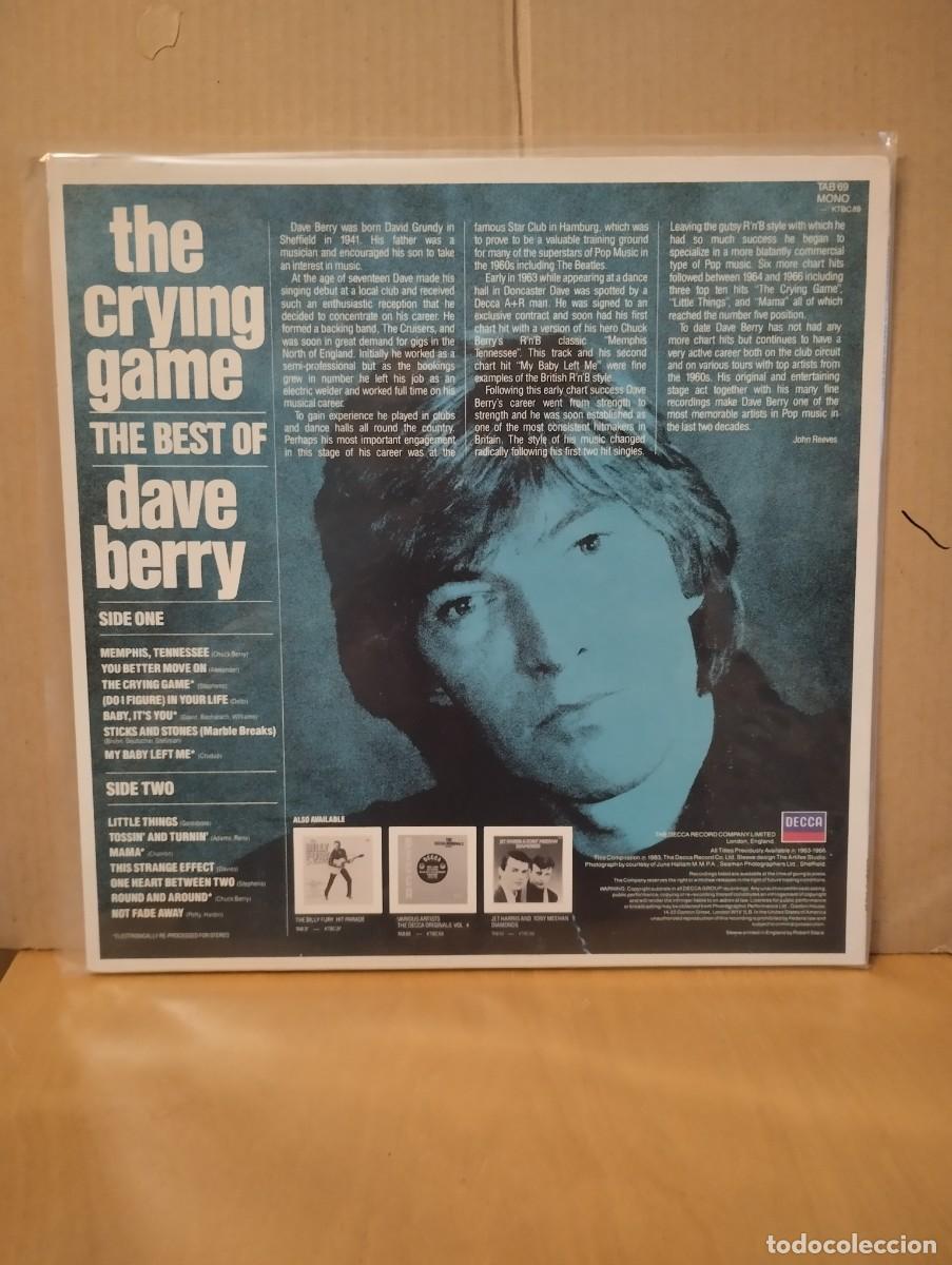 Discos de vinilo: DAVE BERRY ----- THE CRYING GAME - Foto 2
