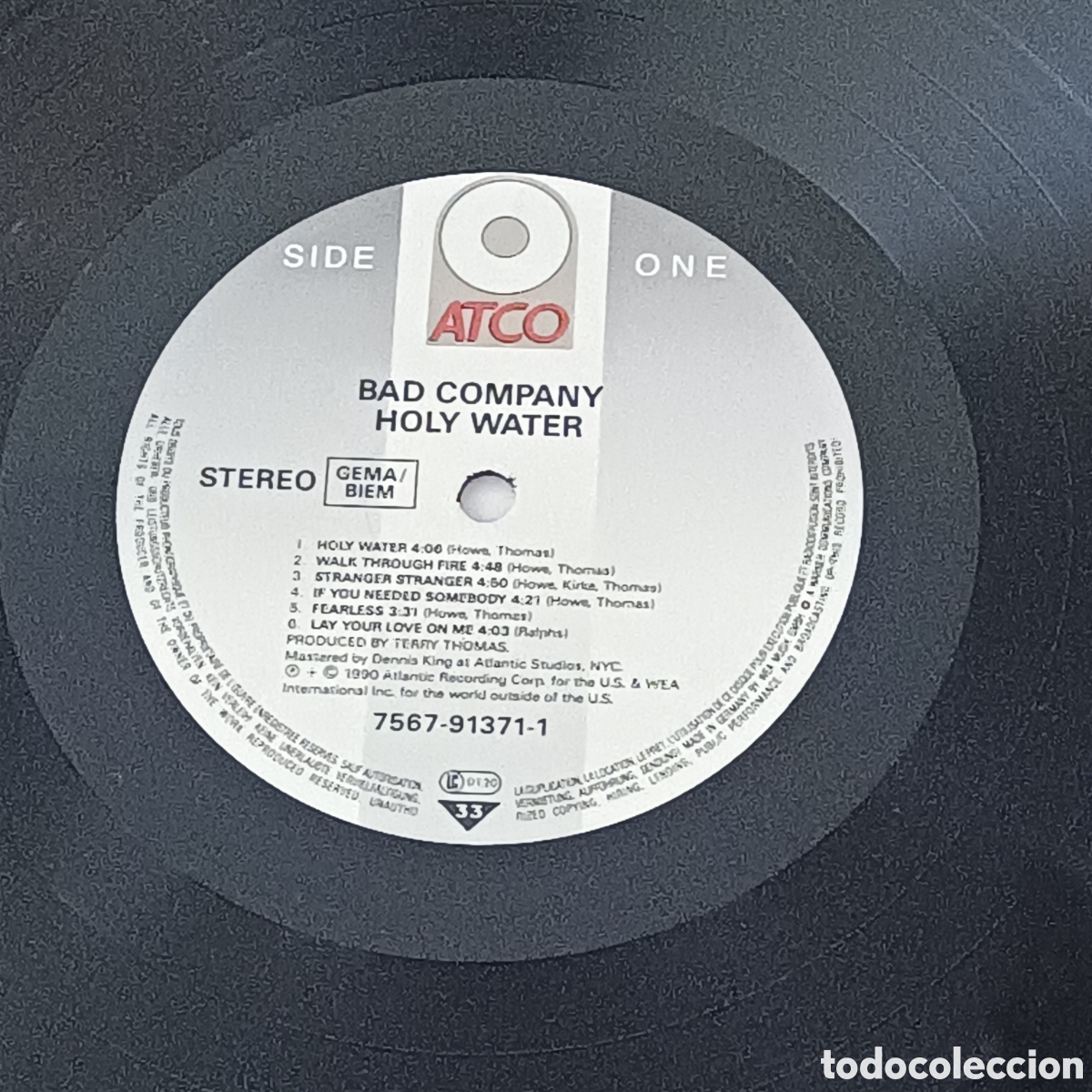Discos de vinilo: Bad Company LP Holy Water - Foto 4
