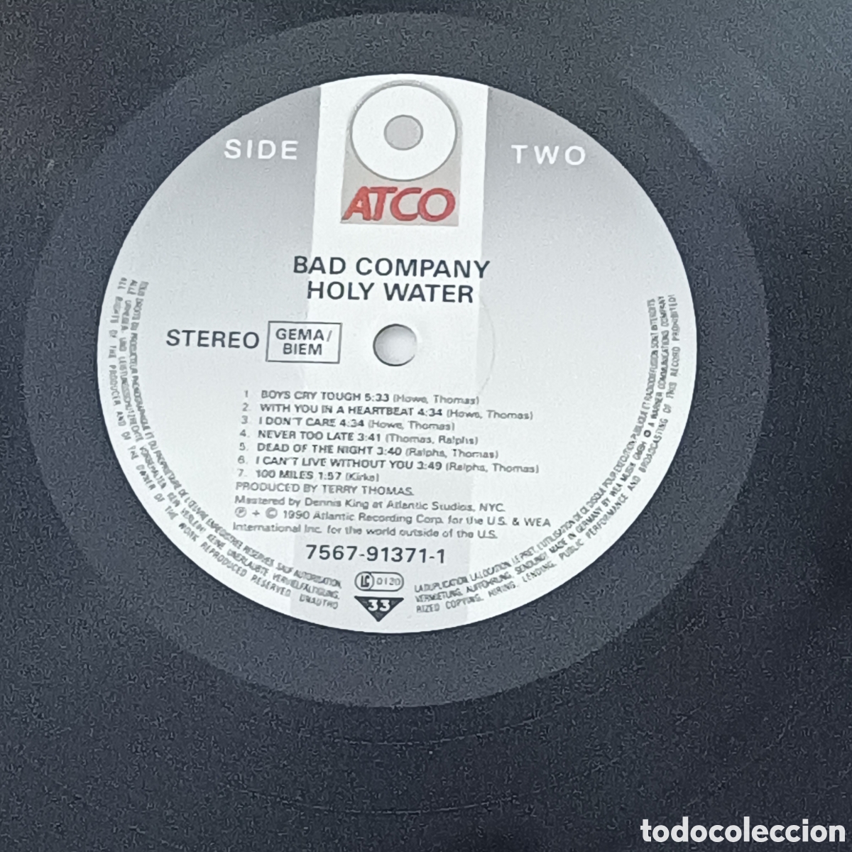 Discos de vinilo: Bad Company LP Holy Water - Foto 6