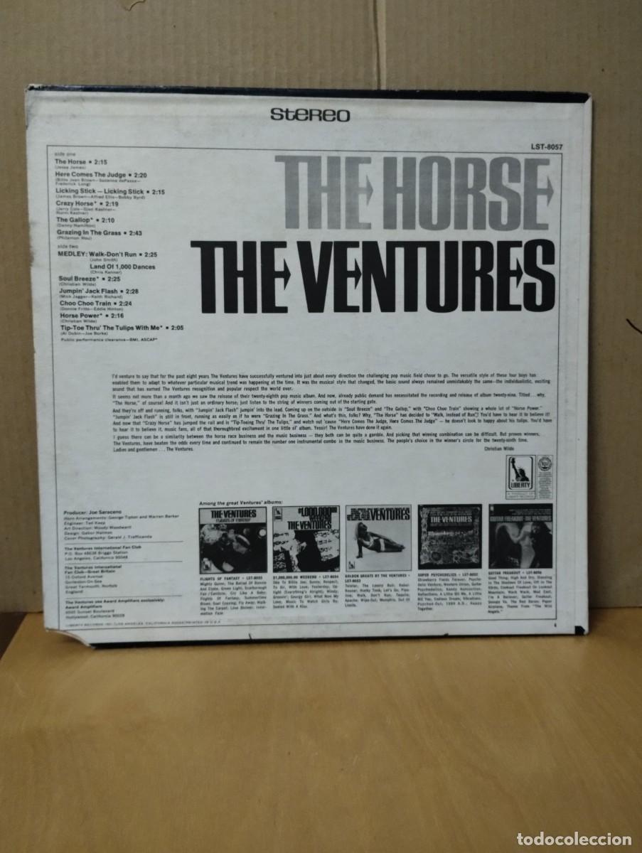 Discos de vinilo: THE VENTURES ------ THE HORSE - Foto 2