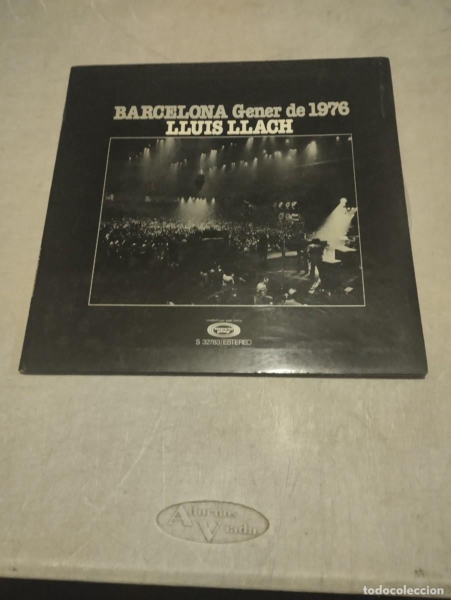 Discos de vinilo: LLUIS LLACH LP BARCELONA GENER 1976 PORTADA ABIERTA