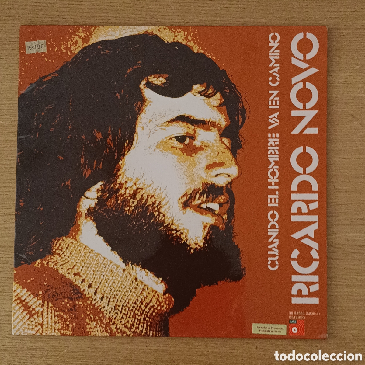 Discos de vinilo: Ricardo Novo LP Cuando El Hombre Va En Camino