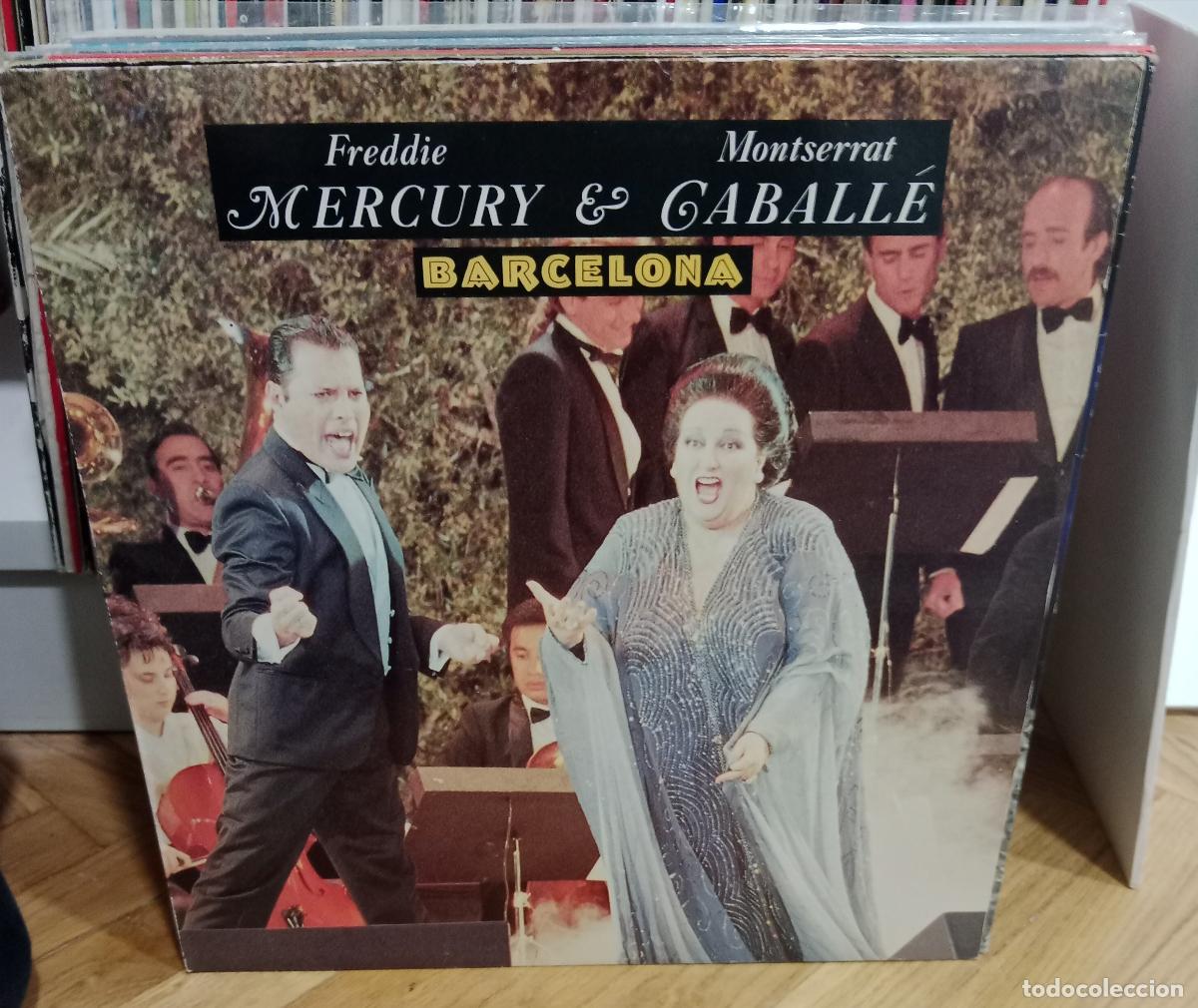 Discos de vinilo: Freddie Mercury & Montserrat Caball&eacute; - Barcelona (12&rdquo;, Maxi)
