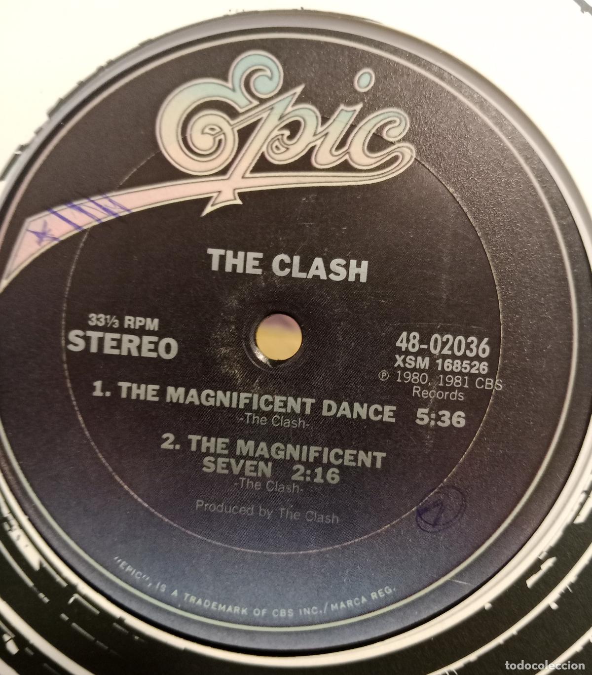 Discos de vinilo: The Clash - The Call Up / The Cool Out / The Magnificent Dance / The Magnificent Seven (12&rdquo;)