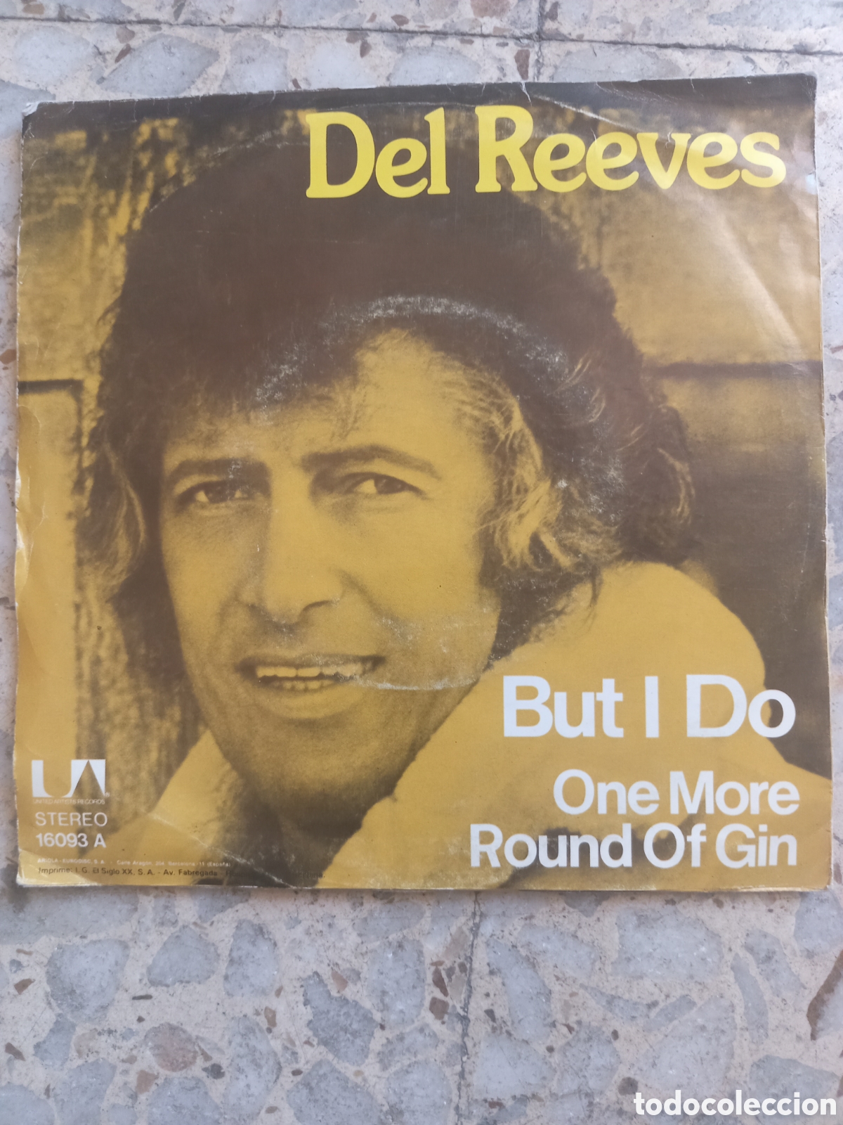 Discos de vinilo: SGL DEL REEVES BUT I DO 1975 - Foto 2