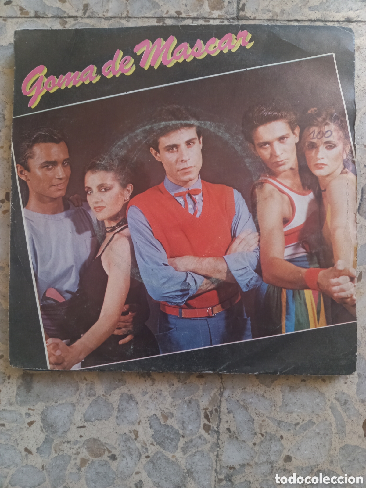 Discos de vinilo: SGL GOMA DE MASCAR VINILO ROSA 1979 SO&Ntilde;ANDO EN EL CIELO
