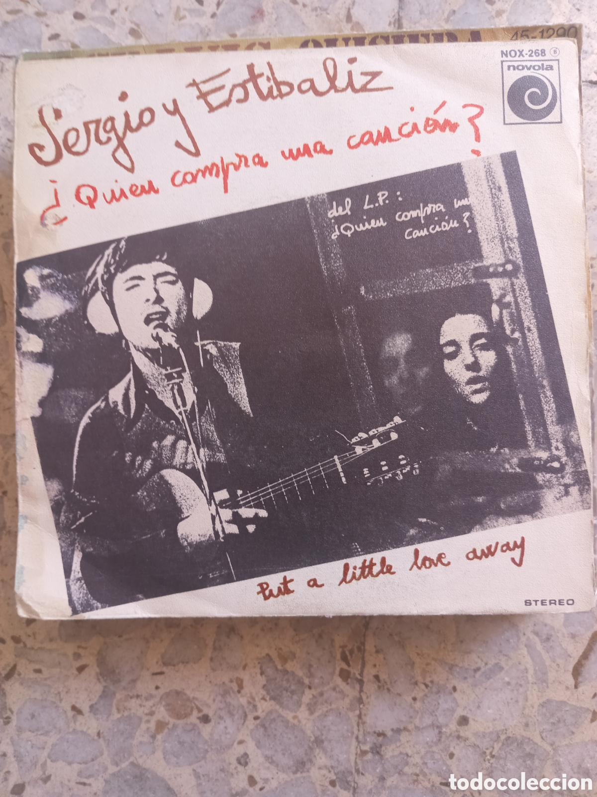 Discos de vinilo: SGL SERGIO ESTIBALIZ QUIEN COMPRA UNA CANCION 1976