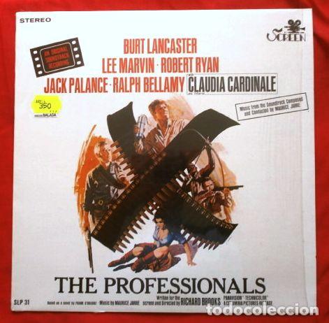 Discos de vinilo: LOS PROFESIONALES (LP. BSO 1966) Banda Sonora del Film Western - M&uacute;sica: Maurice Jarre - Oeste