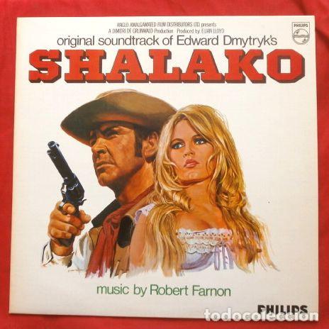 Discos de vinilo: SHALAKO (LP. BSO 1968) Banda Sonora del Film Western - M&uacute;sica: Robert Farnon - Brigitte Bardot