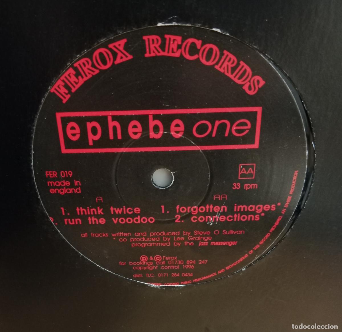 Discos de vinilo: Ephebe - One (12&rdquo; maxi) UK 1996