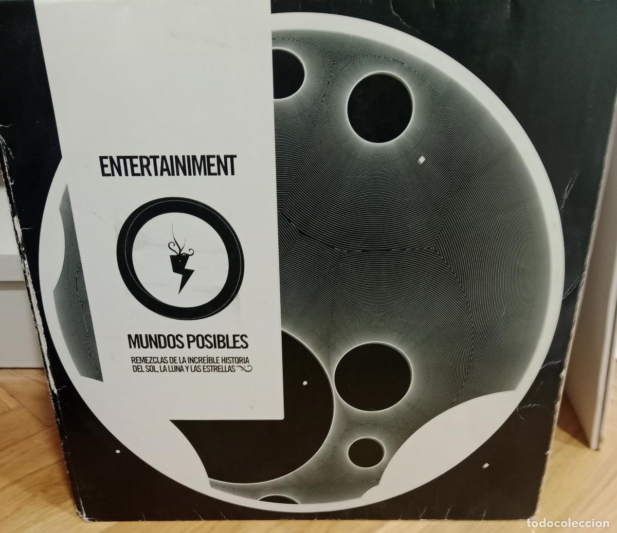 Discos de vinilo: Entertainiment - Mundos Posibles (Remezclas de la Increible Historia Del Sol, la Luna...)