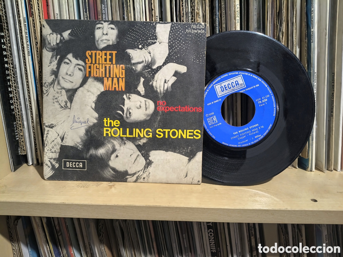 Discos de vinilo: **LOTE ROLLING STONES - 4 SINGLES 7&rdquo; (1966-1968)** - Foto 6