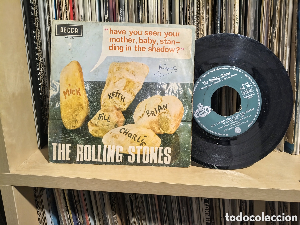 Discos de vinilo: **LOTE ROLLING STONES - LOTE 4 SINGLES 7&rdquo; (1966-1968)**