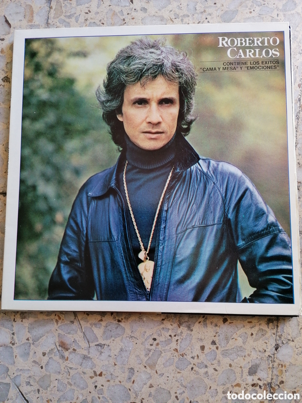 Discos de vinilo: LP ROBERTO CARLOS PROMOCIONAL CONTIENE CAMA Y MESA Y EMOCIONES 1982 ENCARTE