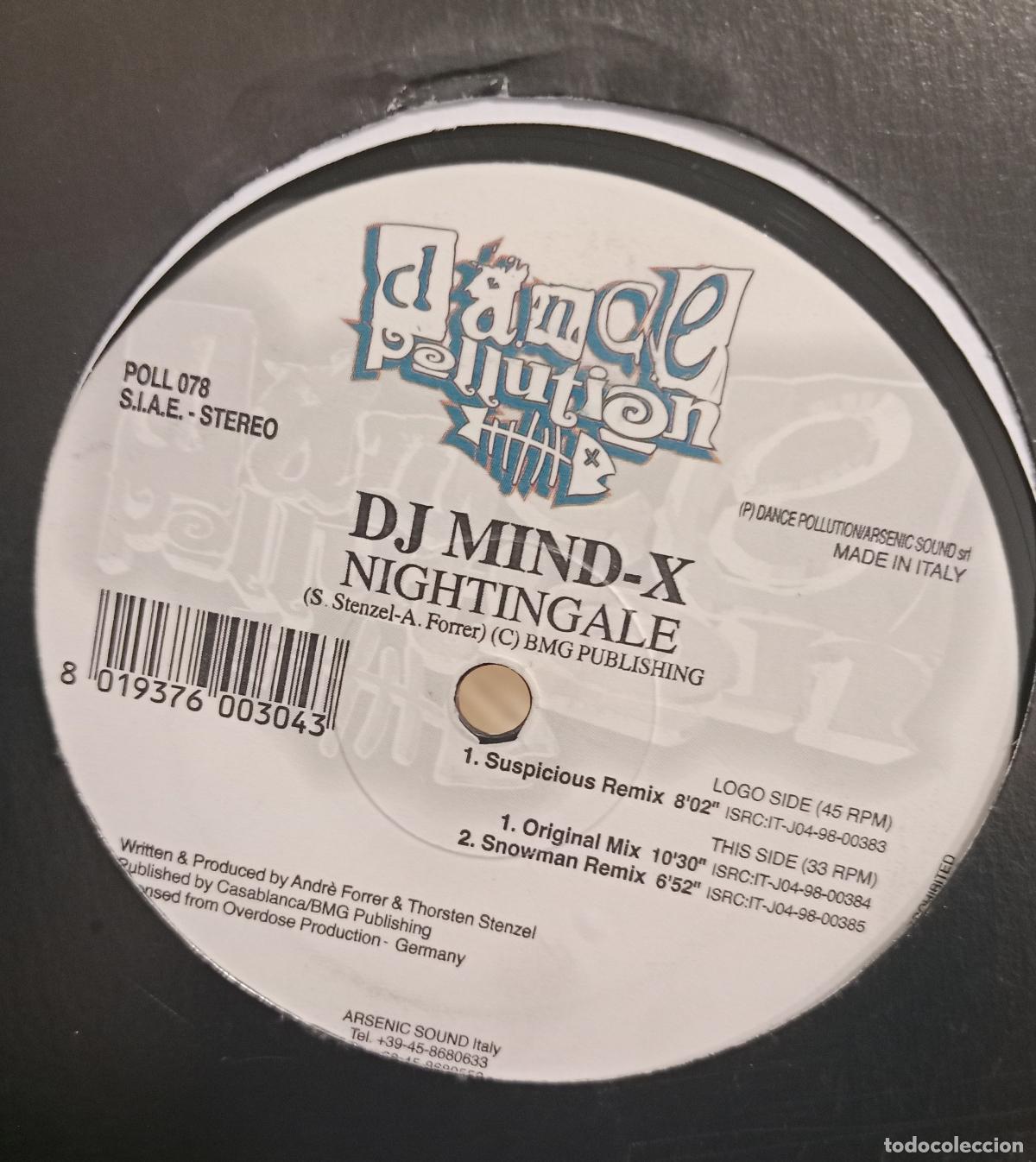 Discos de vinilo: DJ Mind-X - Nightingale (12&rdquo; MAXI)