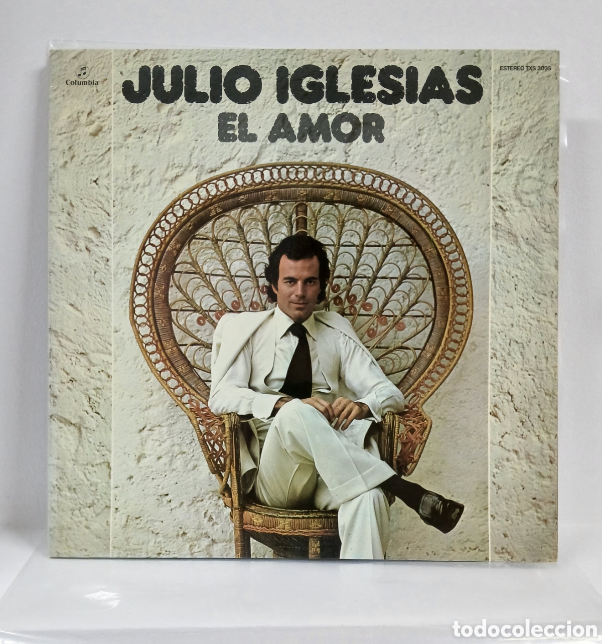 Discos de vinilo: JULIO IGLESIAS &rdquo; EL AMOR &rdquo; LP. ORIG. SPAIN .1975 (VG+)