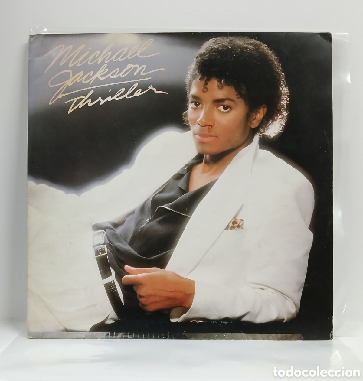 Discos de vinilo: MICHAEL JACKSON &rdquo;THRILLER&rdquo; LP. ORIG. GATEFOLD. PORTUGAL. 1982 (VG)