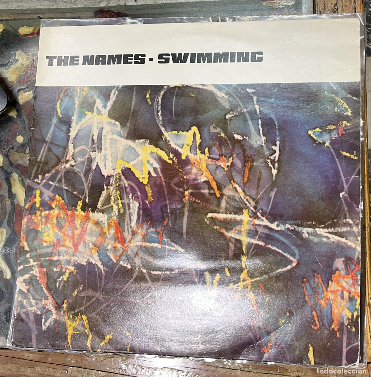 Discos de vinilo: The names: Swimming. - Lp de vinilo 12 33 r.p.m. Les Disques du Cr&eacute;puscule. 1982. Post-Punk. New Wav