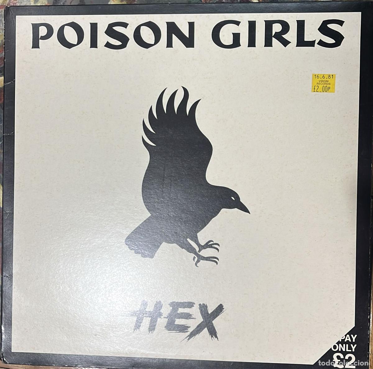 Discos de vinilo: Poison girls: Hex. - Maxi-single de vinilo 12 33 r.p.m. Punk rock.Crass Records, 1979.