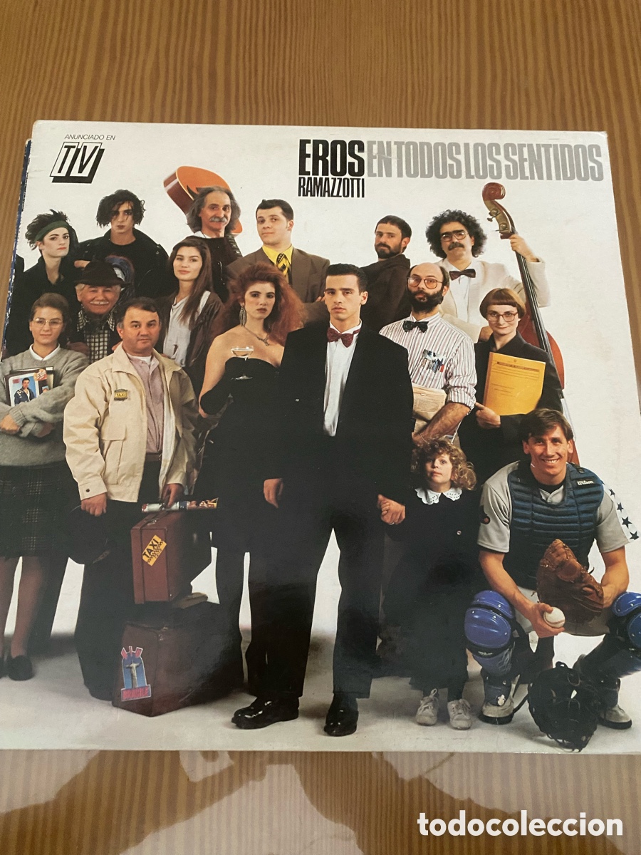 Discos de vinilo: Disco de Vinilo (LP) Eros Ramazzotti &ldquo;En Todos Los Sentidos&rdquo;