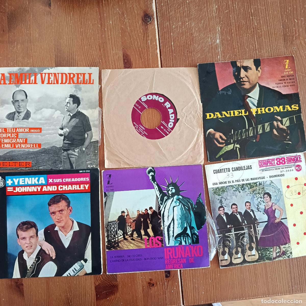 Discos de vinilo: LOTE DE 6 SINGLES Y EPS DE 7&rdquo; GRUPOS Y SOLISTAS ESPA&Ntilde;OLES Y SUDAMERICANOS A&Ntilde;OS 60