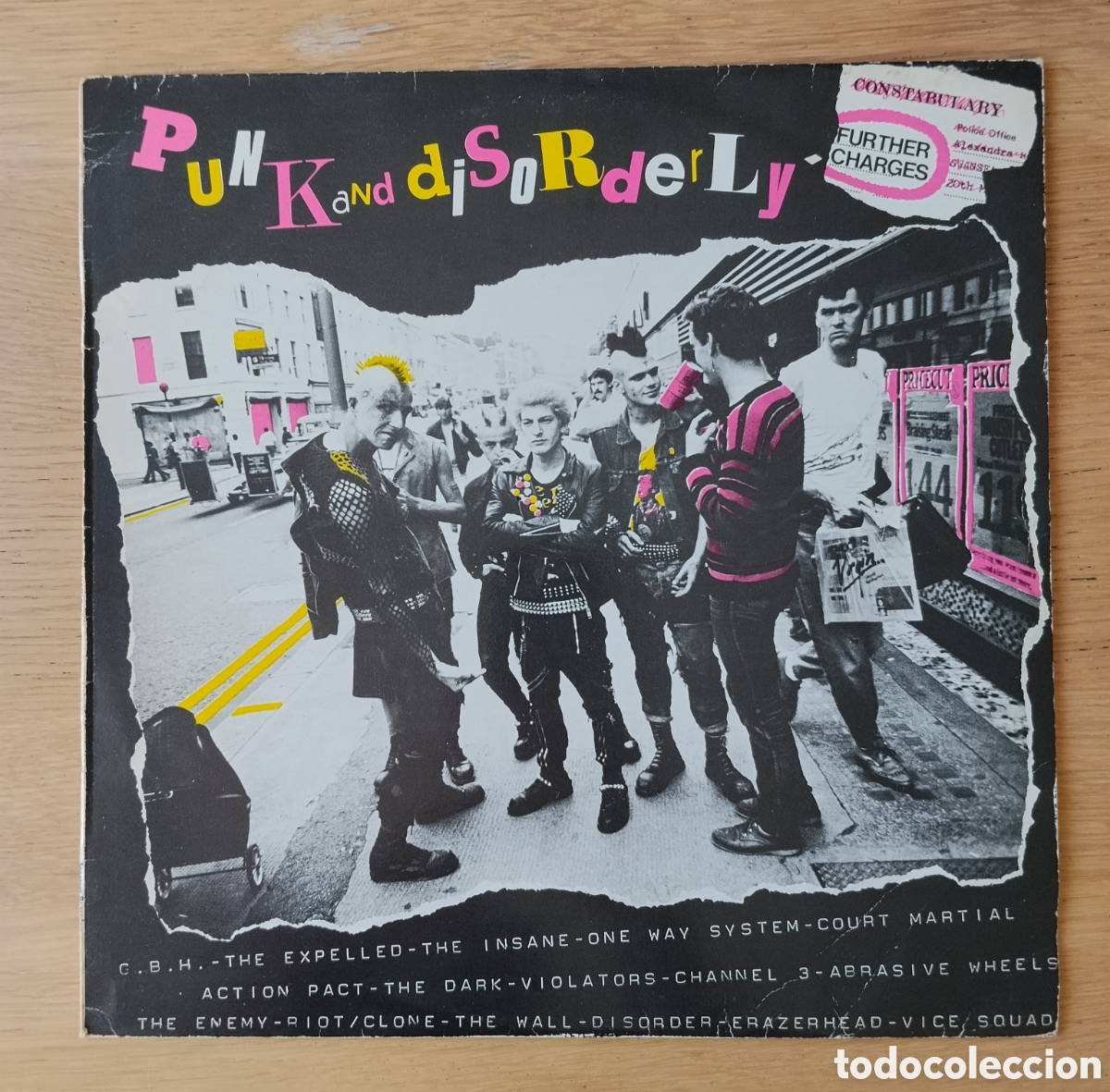 Discos de vinilo: V/A: &rdquo;PUNK AND DISORDERLY&rdquo; - LP VINILO 1983 - PUNK
