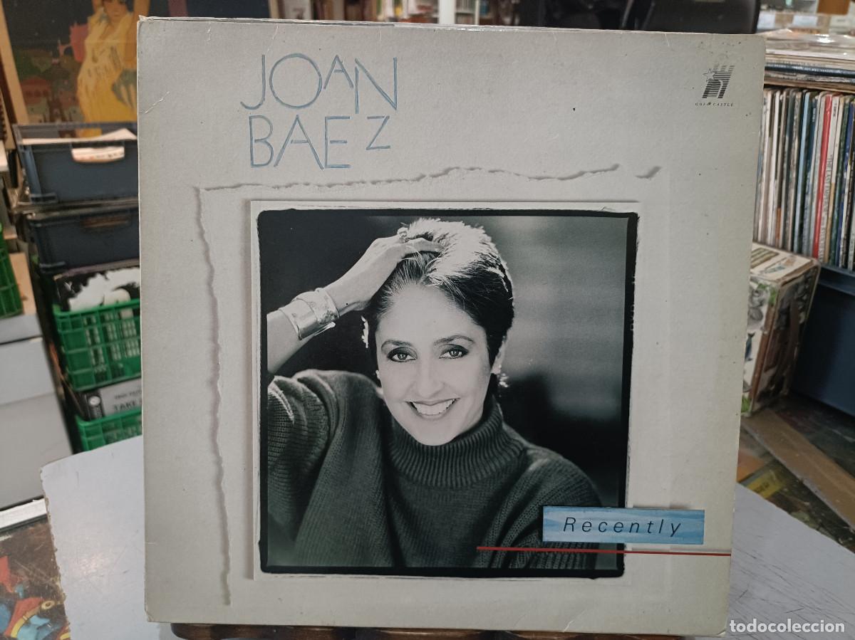 Discos de vinilo: Joan Baez - Recently - LP. sello Virgin 1988