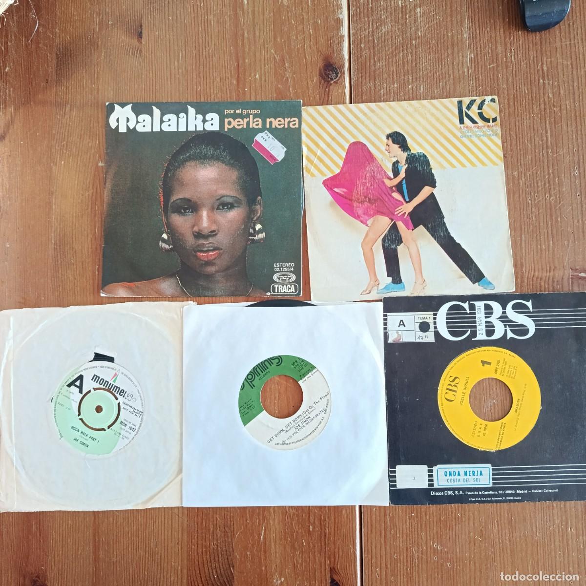Discos de vinilo: LOTE DE 5 SINGLES DE 7&rdquo; - SOUL, FUNK, DISCO - JOELLE URSULL,JOE SIMON, PERLA NERA, KC & SUNSHINE