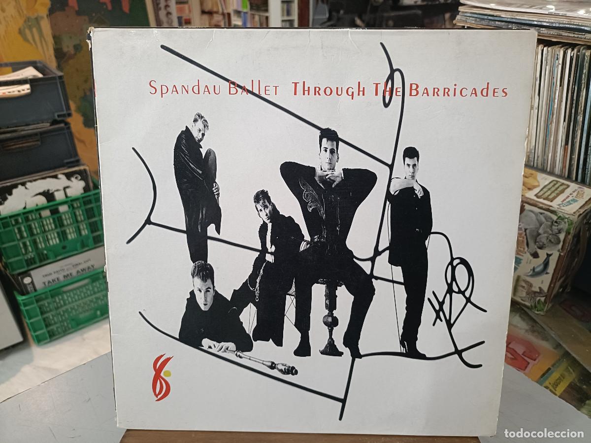 Discos de vinilo: Spandau Ballet - Through The Barricades - LP. sello CBS 1986