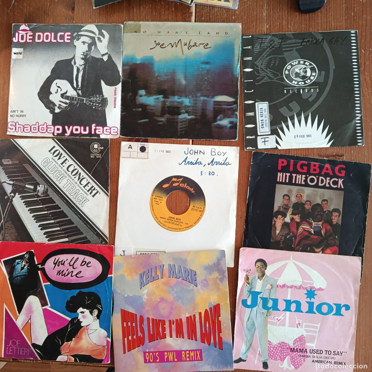 Discos de vinilo: LOTE DE 9 SINGLES DE 7&rdquo; - DISCO, FUNK, DANCE A&Ntilde;OS 80-90 - PIGBAG, JOE LETTIERI, JUNIOR
