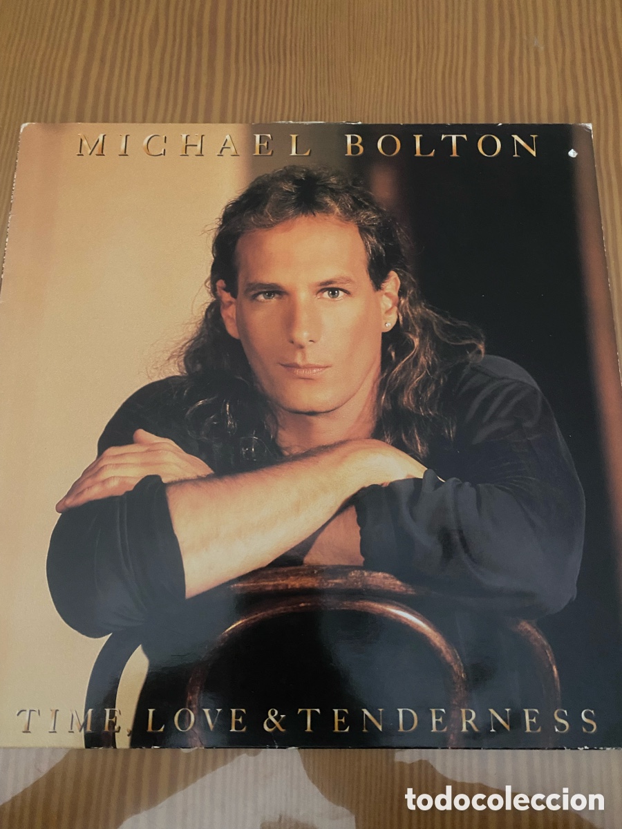 Discos de vinilo: Disco de Vinilo (LP) Michael Bolton &ldquo;Time, Love & Tenderness&rdquo;