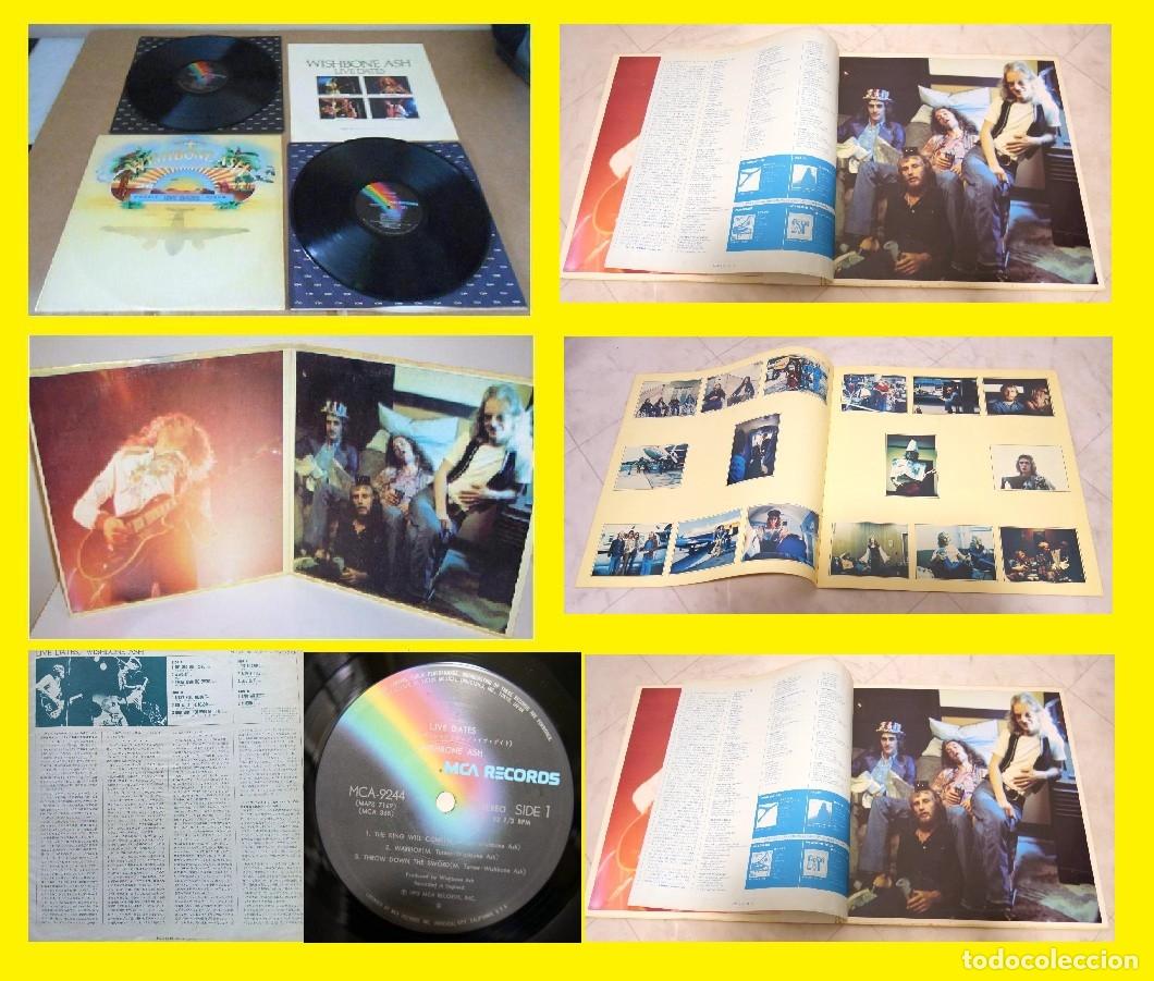 Discos de vinilo: wishbone ash, double live dates 73 !! 2LPs SUPER DOBLE CARPETA + LIBRETO 8 PAG COMPLET EDIC JAPAN EX
