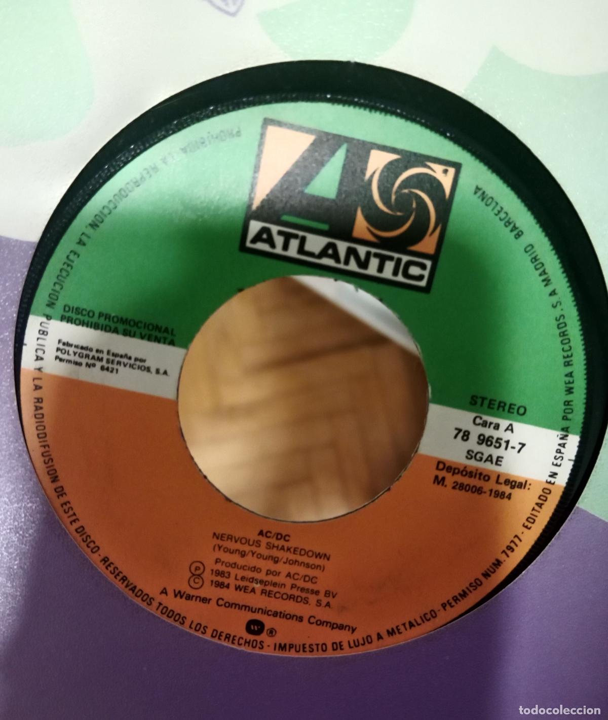 Discos de vinilo: AC/DC - Nervous Shakedown (7&rdquo;, Single, Promo) Espa&ntilde;a 1984