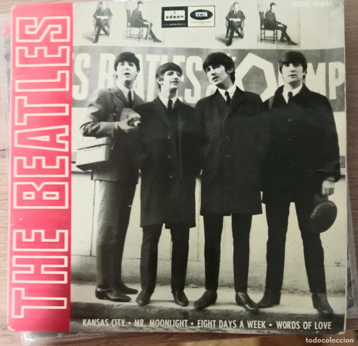 Discos de vinilo: The Beatles - Kansas City (7&rdquo;, EP, Dar) Espa&ntilde;a 1964
